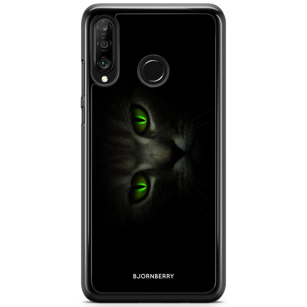 Huawei P30 Lite Case - Green Cat Eyes