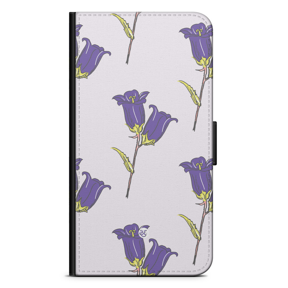 iPhone 12 Plånboksfodral - Vilda Lila Blommor | Mobilskal & Mobilfodral BJORNBERRY