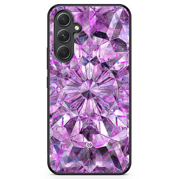 Samsung Galaxy A54 5G Skal - Lila Kristaller
