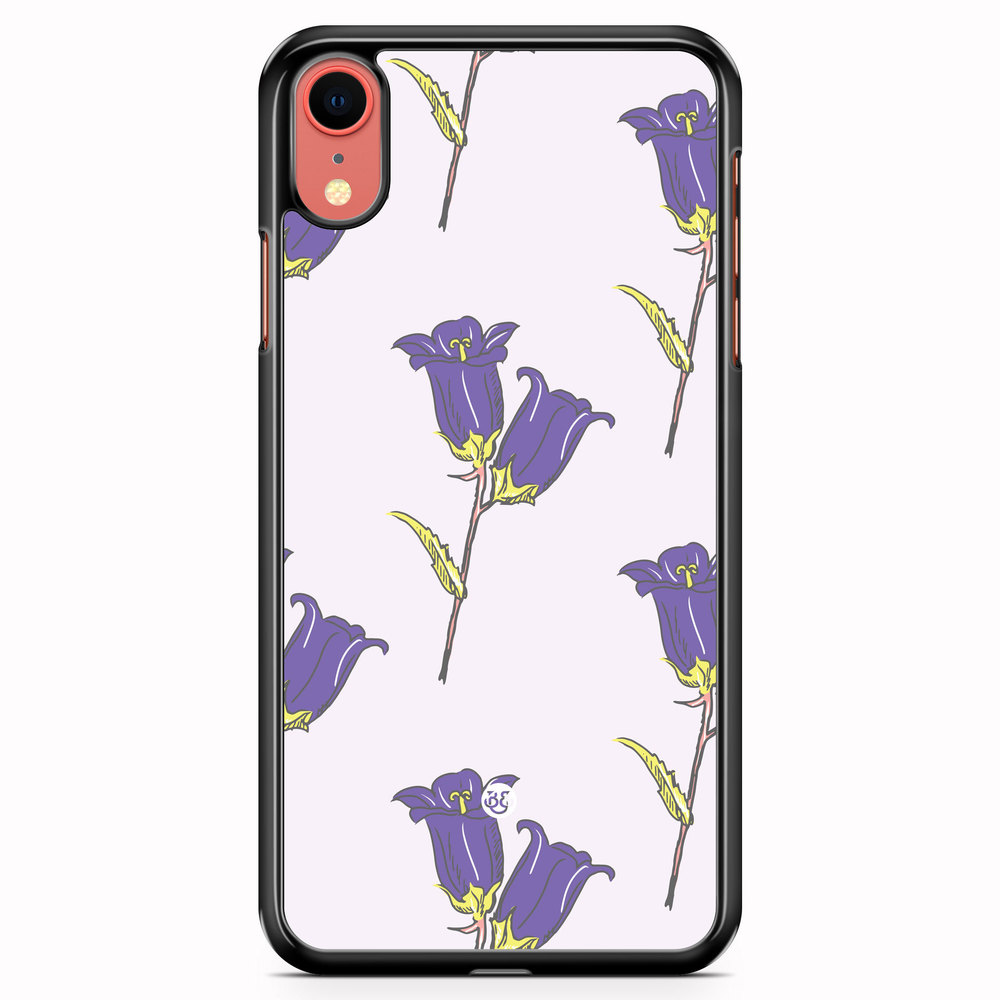 iPhone XR Case - Wild Purple Flowers