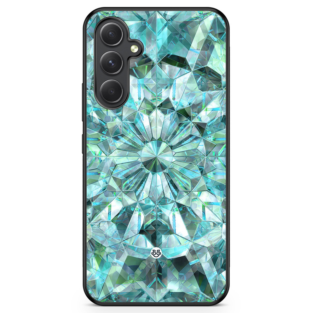 Samsung Galaxy A54 5G Case - Green Crystals