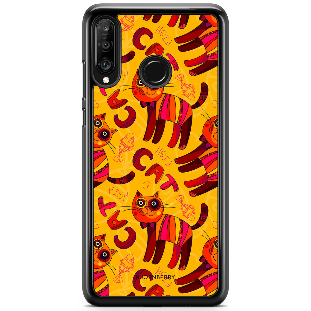 Huawei P30 Lite Case - Cat & Fish