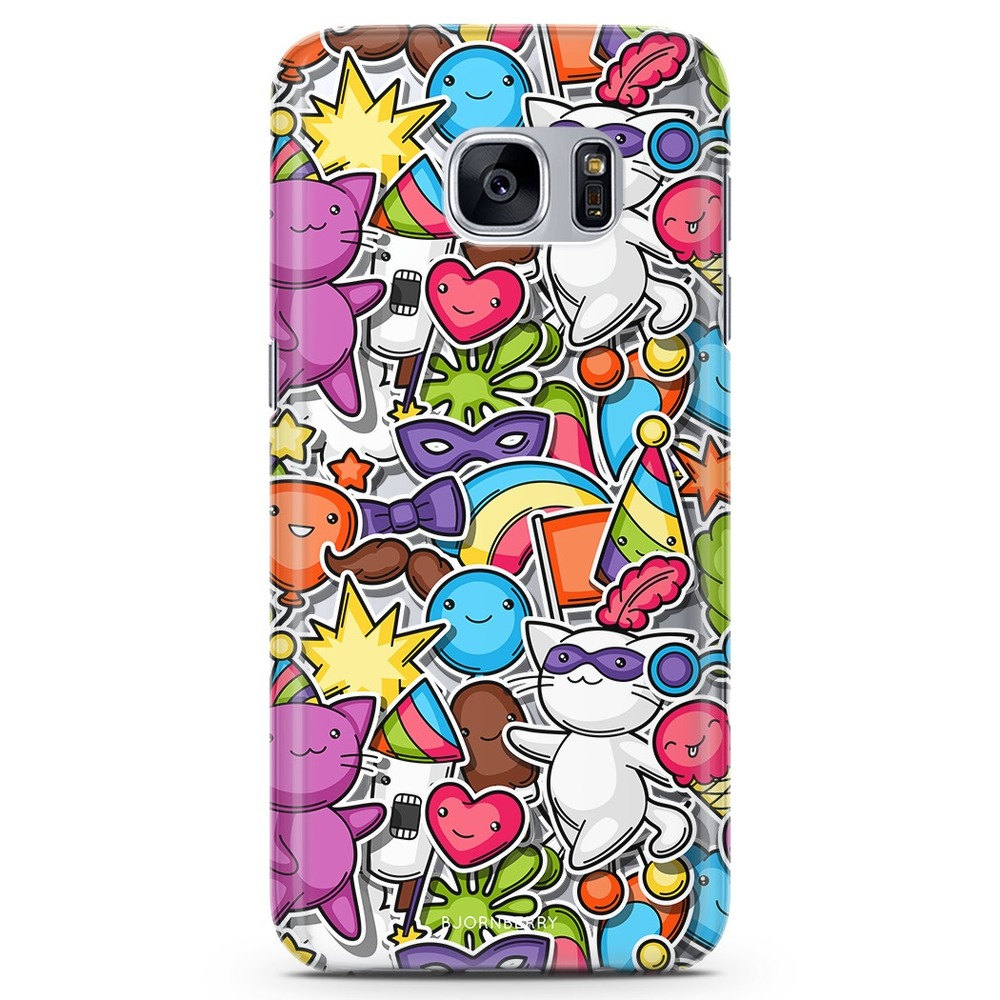 Samsung Galaxy S6 TPU Case - Cute Stickers