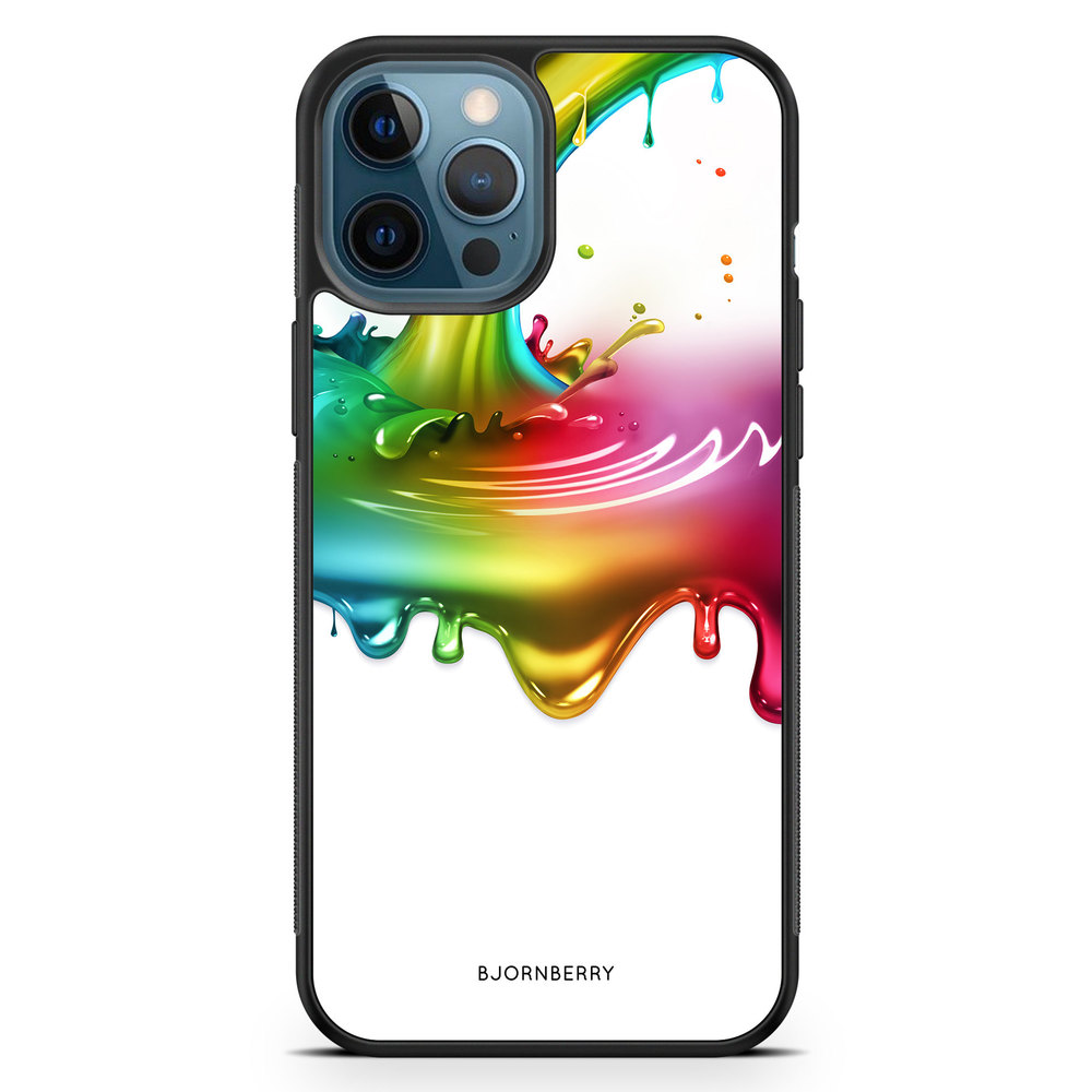 iPhone 12 Pro Case - Rainbow Splash