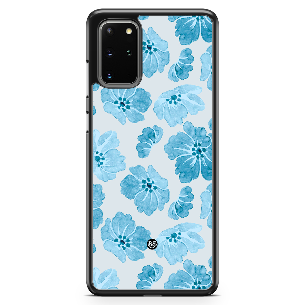 Samsung Galaxy S20 Plus Case - WILD BLOOM - Blue Petals