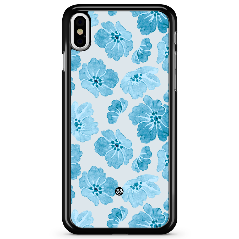 iPhone X / XS Case - WILD BLOOM - Blue Petals