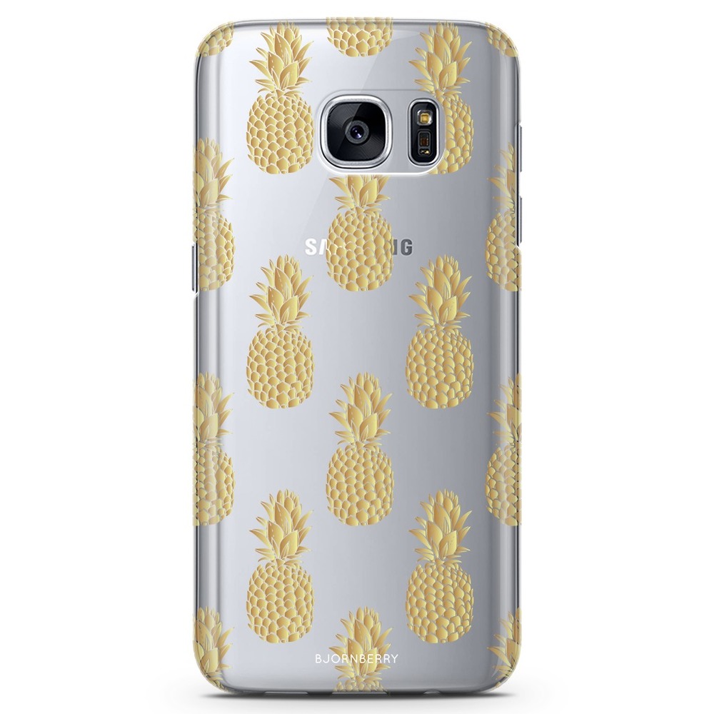 Samsung Galaxy S6 TPU Case - Gold Pineapples