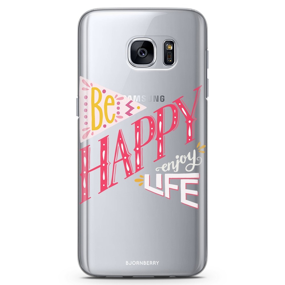 Samsung Galaxy S6 TPU Case - Be Happy