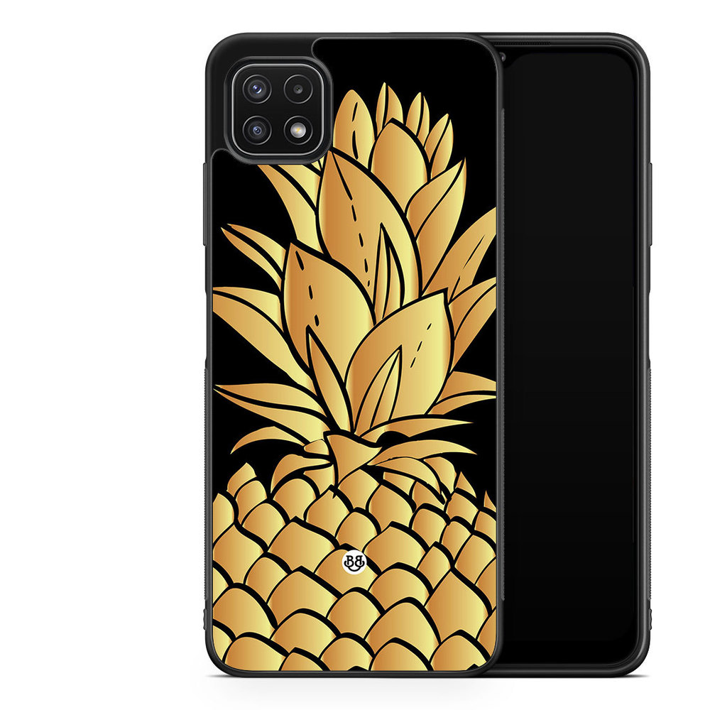 Samsung Galaxy A22 5G Case - Gold Pineapple