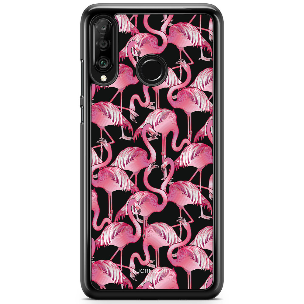 Huawei P30 Lite Case - Flamingos