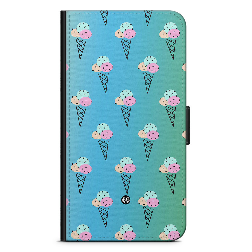 Xiaomi Redmi 10 Wallet Case - Ice Cream Pattern