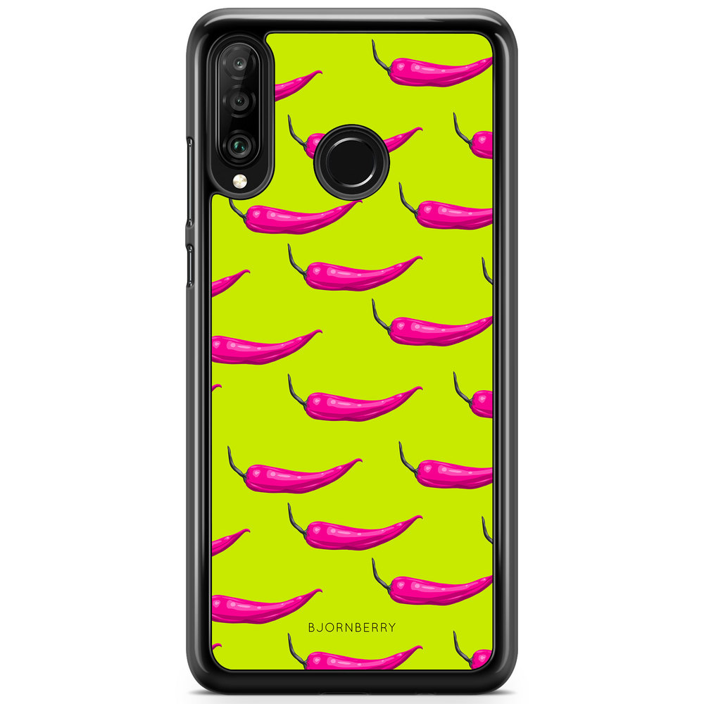 Huawei P30 Lite Case - Chilli Pattern