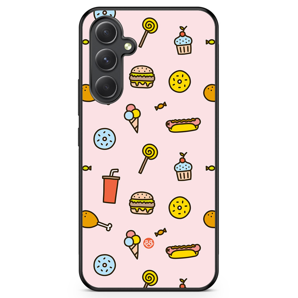 Samsung Galaxy A54 5G Case - Junk food Pattern