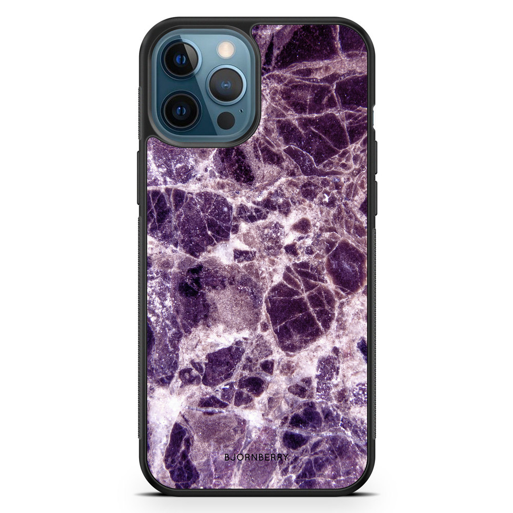 iPhone 12 Pro Case - Purple Marble