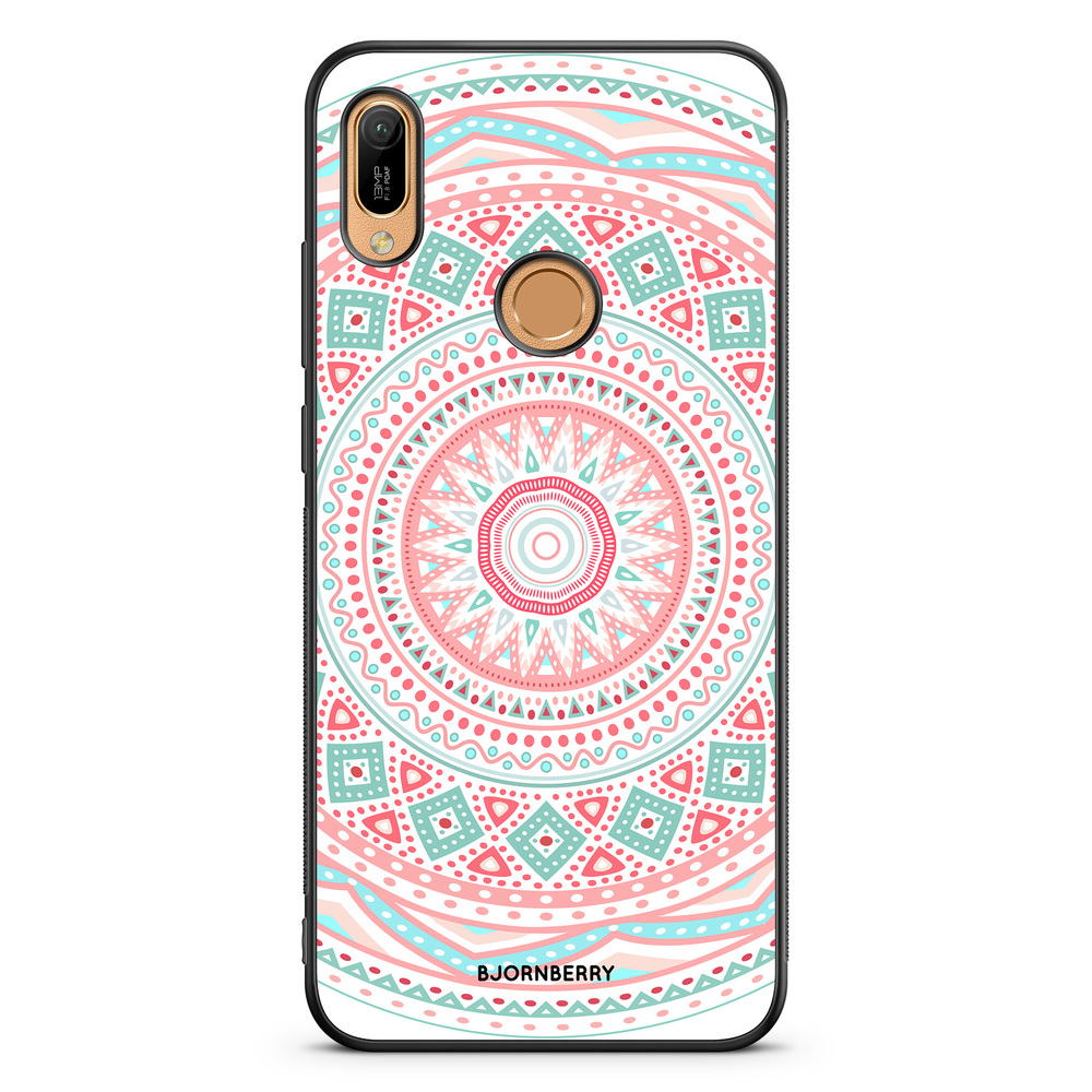 Huawei Y6 2019 Case - Pastel Mandala
