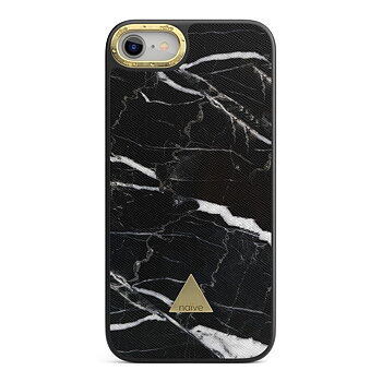 Naive iPhone 8/SE (2020/2022) Skal - Black Marble
