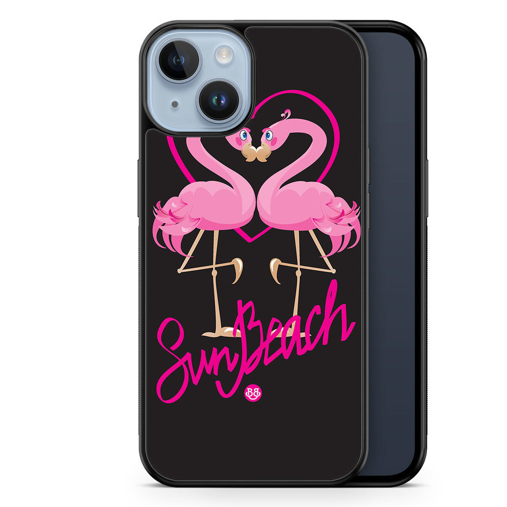 iPhone 14 Plus Case - Sun Beach Flamingo