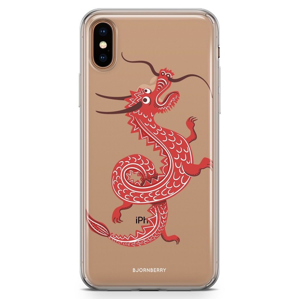 iPhone Xs Max Fashion Case - Red Dragon