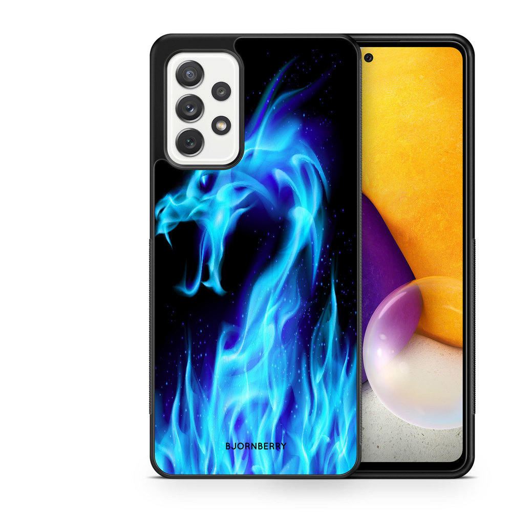 Samsung Galaxy A52/A52s 5G Case - Blue Flames Dragon