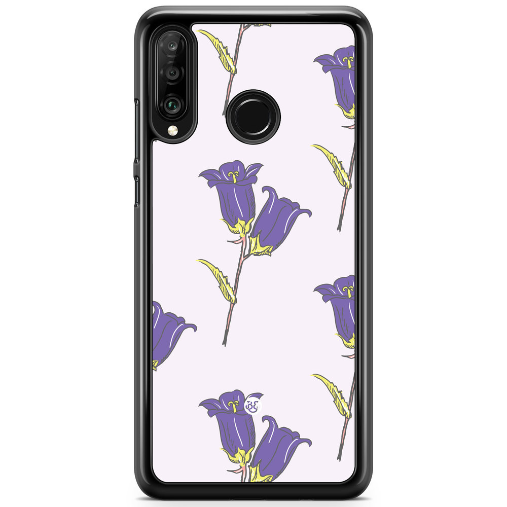 Huawei P30 Lite Case - Wild Purple Flowers