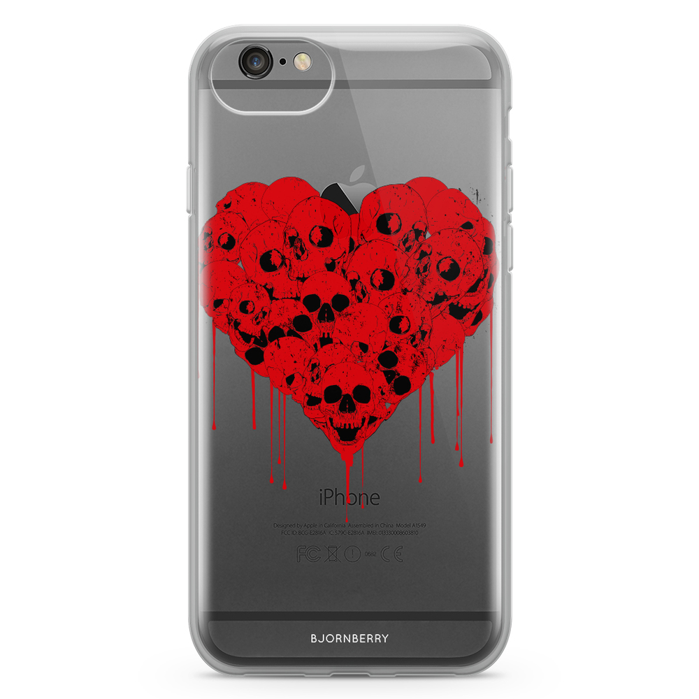 iPhone 6/6s Fashion Skal - Skull Heart