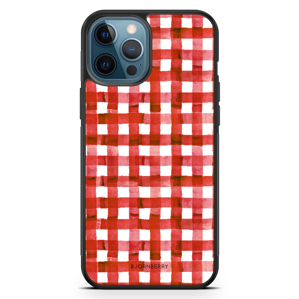 iPhone 12 Pro Case - Red Stripes