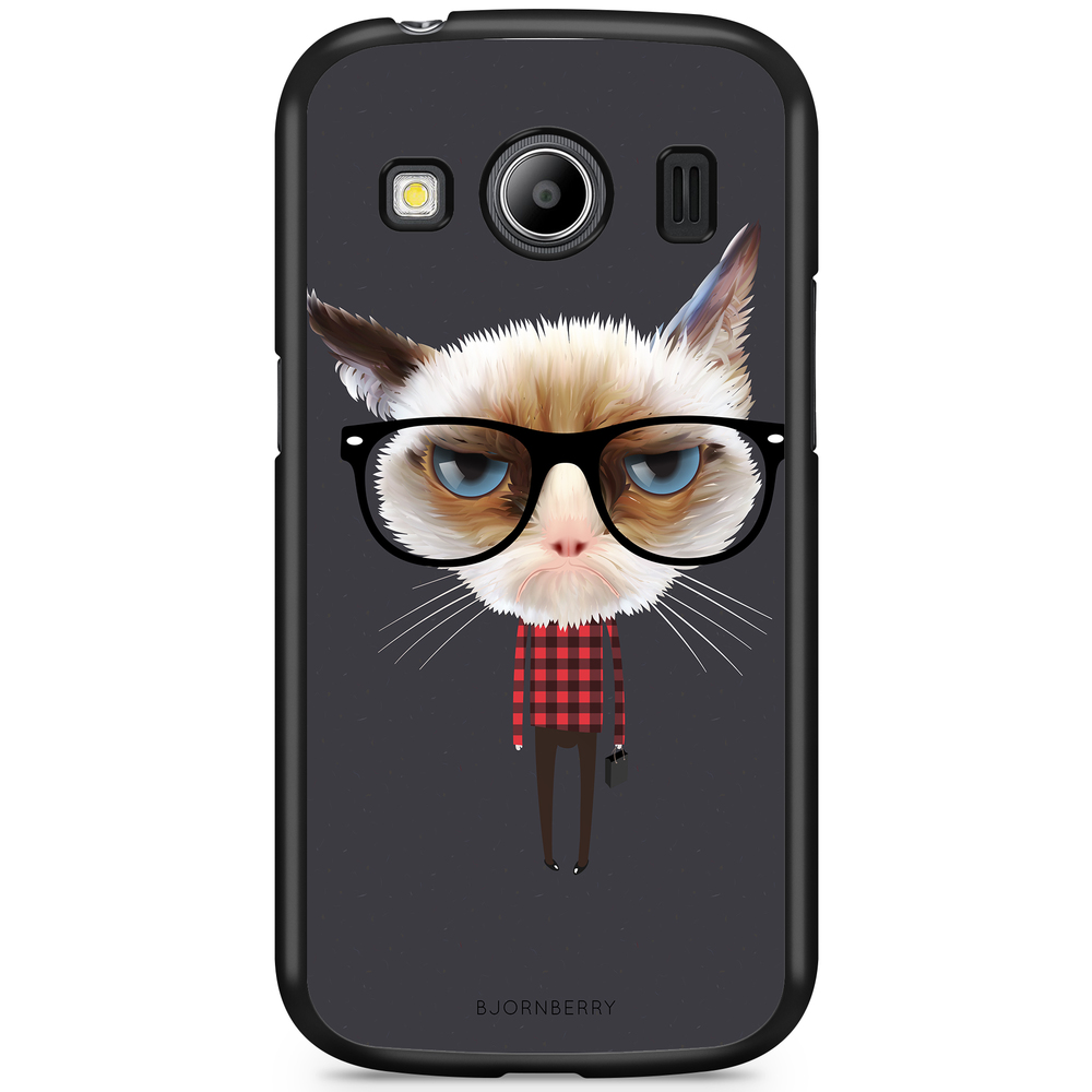 Samsung Galaxy Ace 4 Case - Hipster Cat