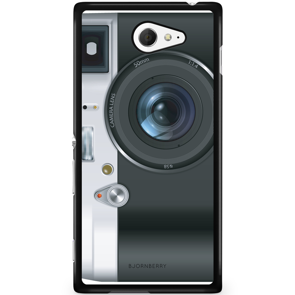 Sony Xperia M2 Aqua Case - Retro Camera