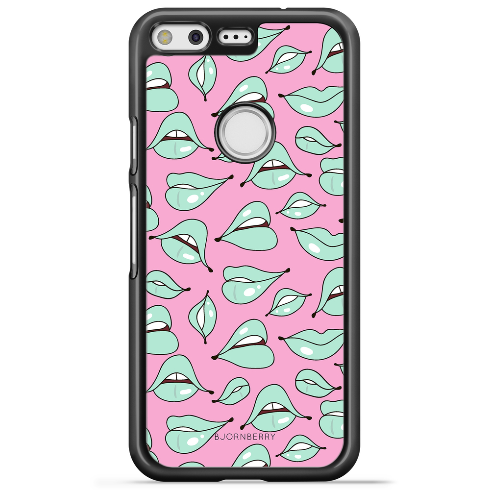 Google Pixel Case - Green Lips
