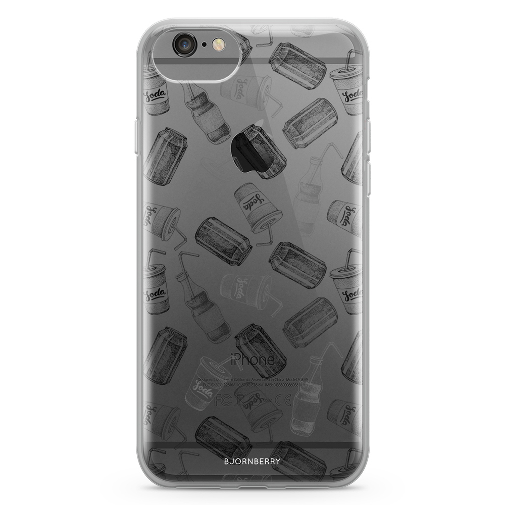 iPhone 6/6s Fashion Skal - Läsk Svartvit