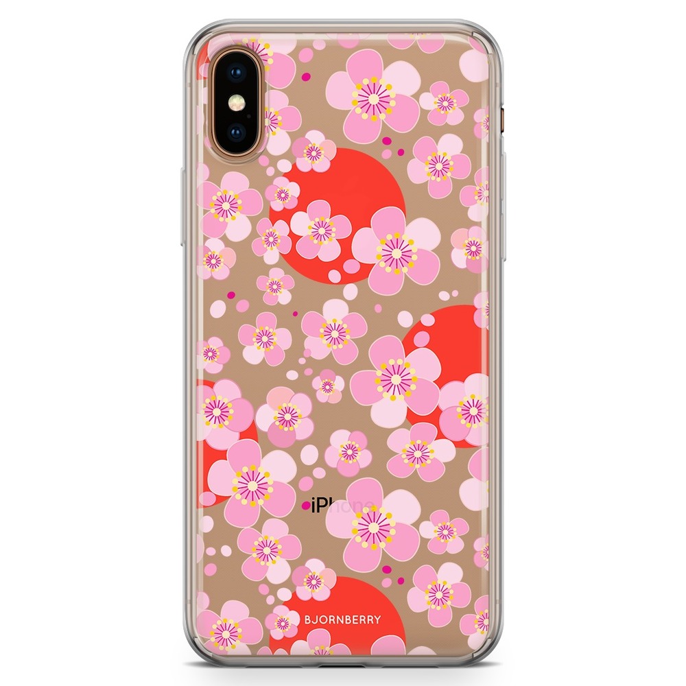 iPhone Xs Max Fashion Skal - Japanska Blommor