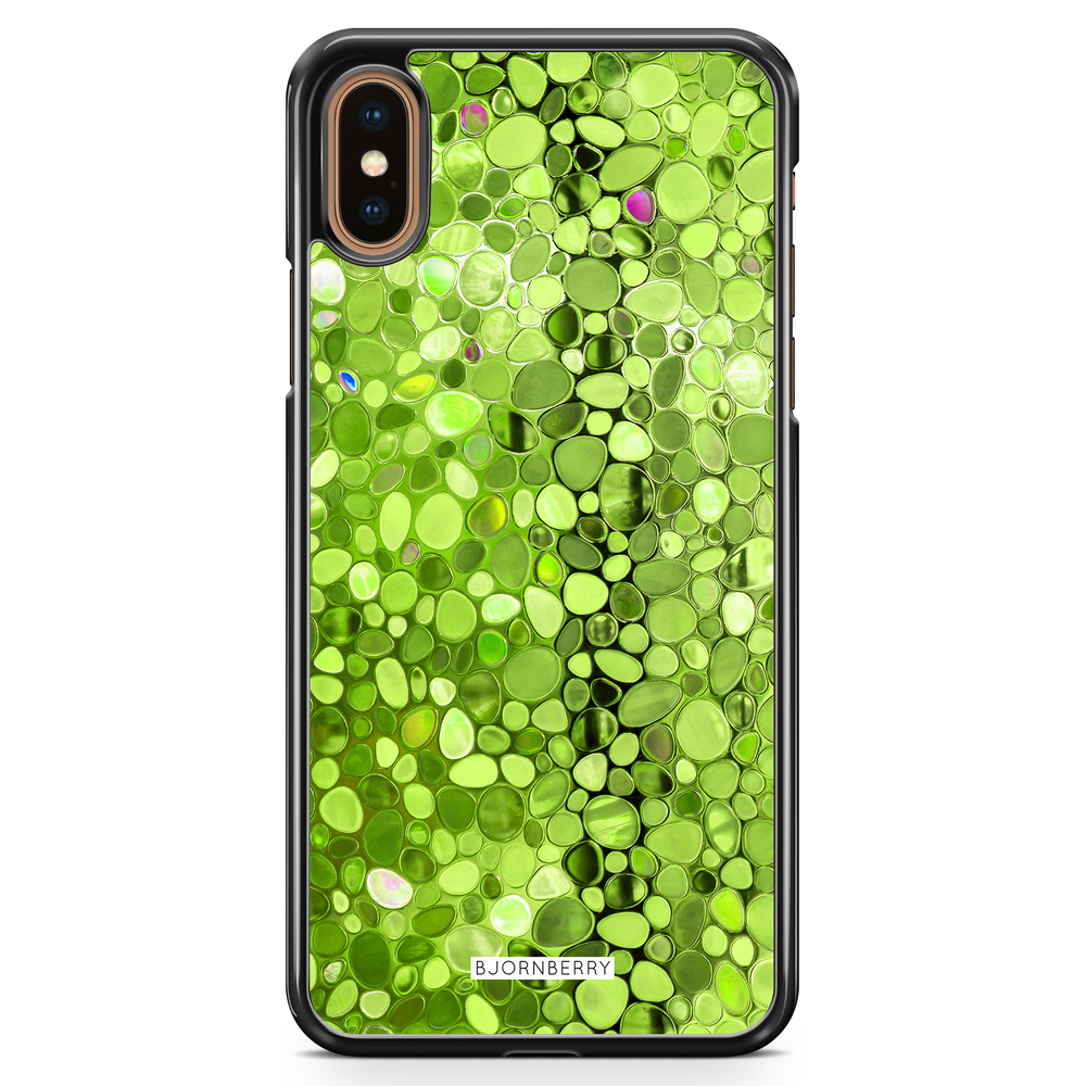iPhone XS Max Case - Stained Glass Green