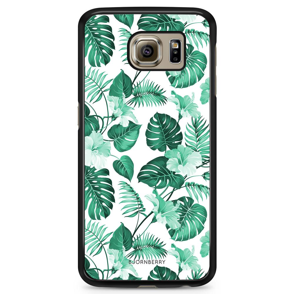 Samsung Galaxy S6 Case - Turquoise Flowers