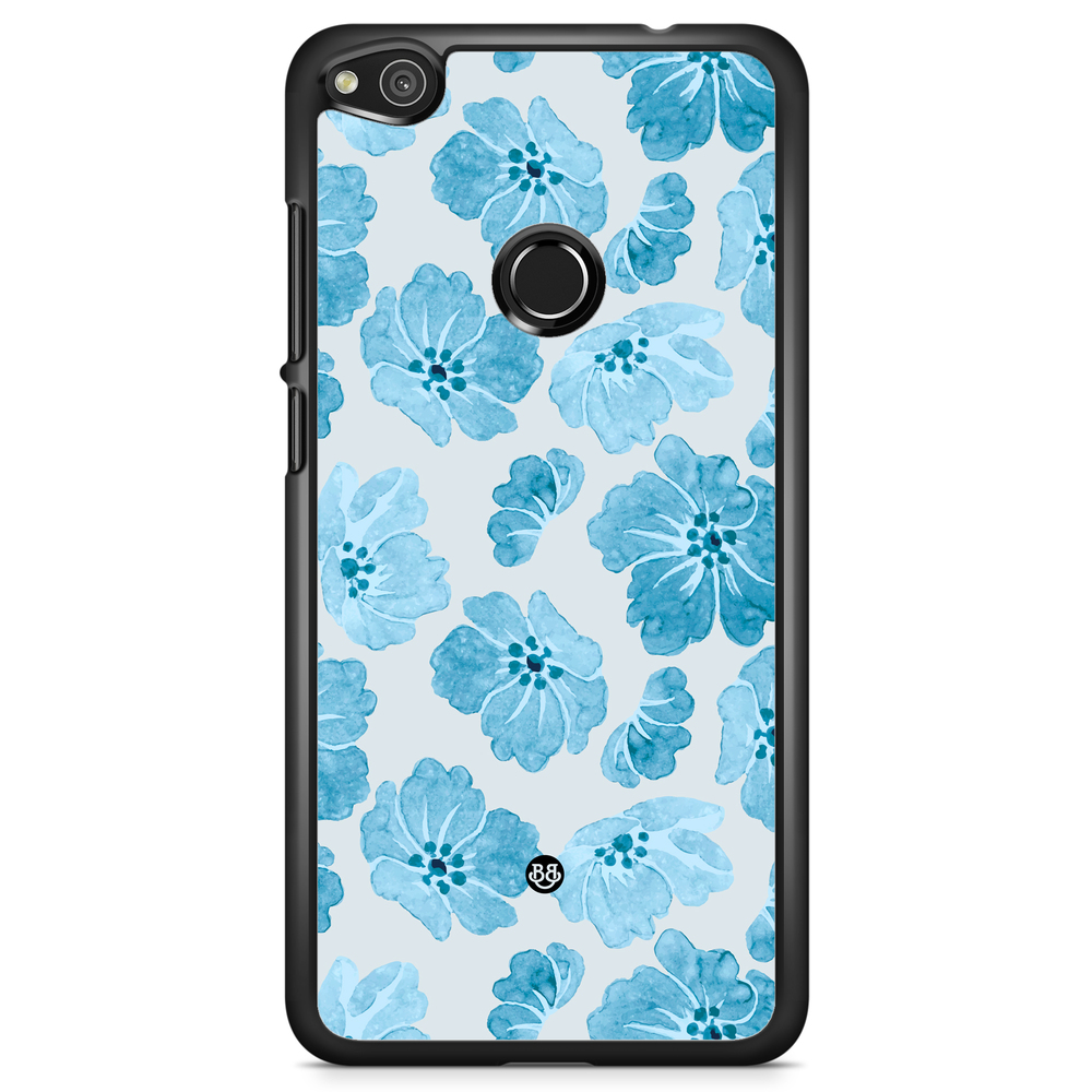 Huawei Honor 8 Lite Case - WILD BLOOM - Blue Petals