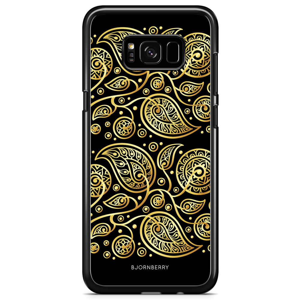 Samsung Galaxy S8 Plus Case - Gold Flowers