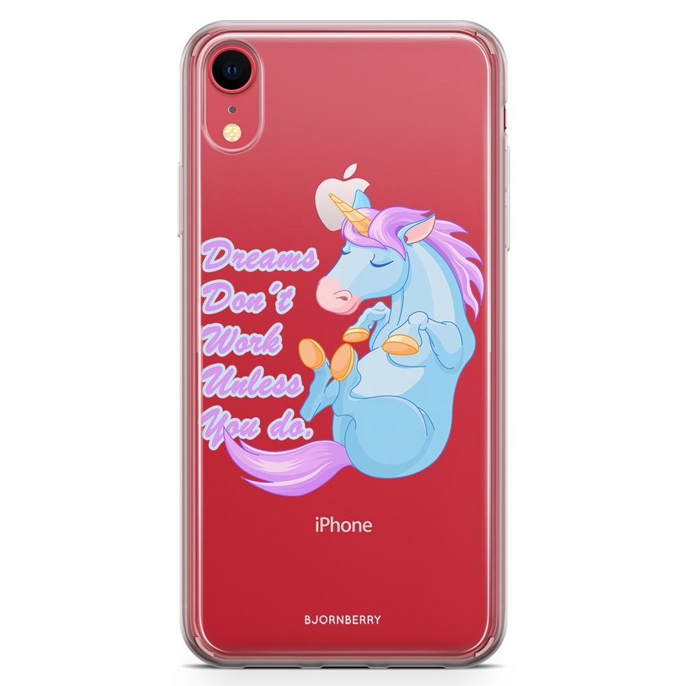 iPhone XR Fashion Skal - Drömcitat