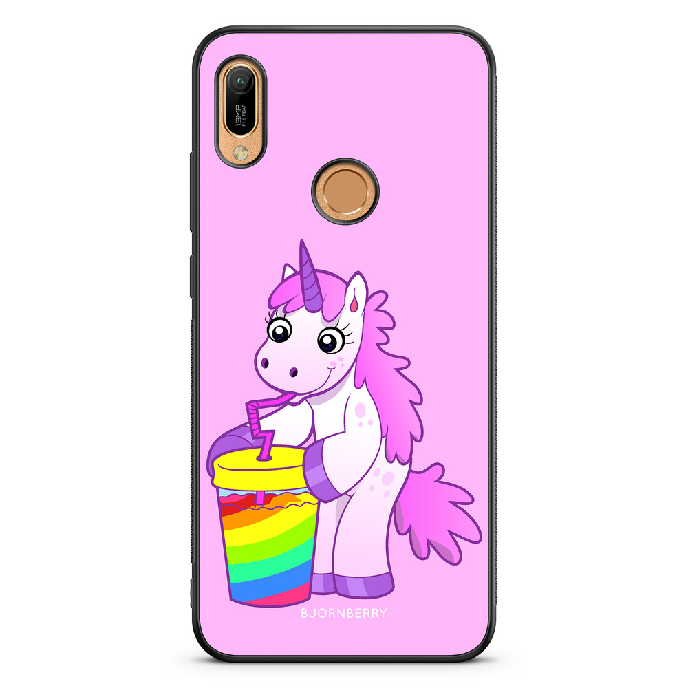 Huawei Y6 2019 Case - Drinking Unicorn