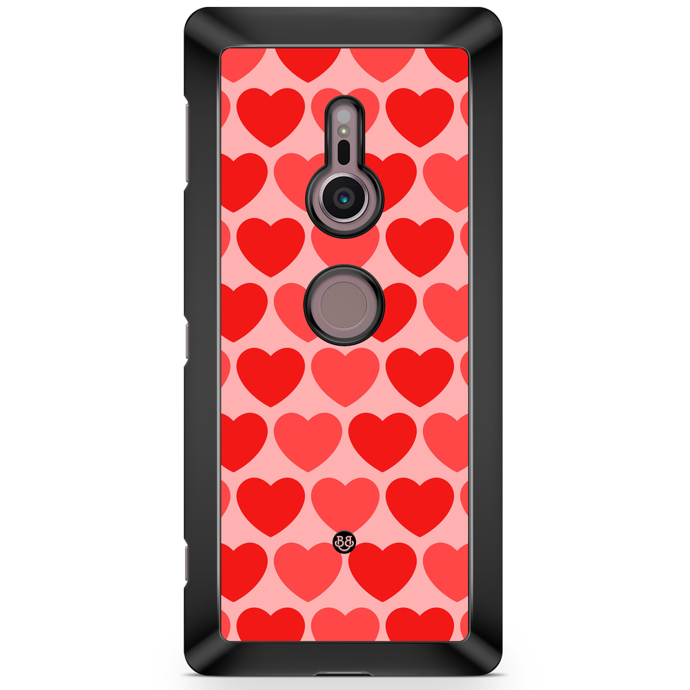 Sony Xperia XZ2 Case  - Red Hearts