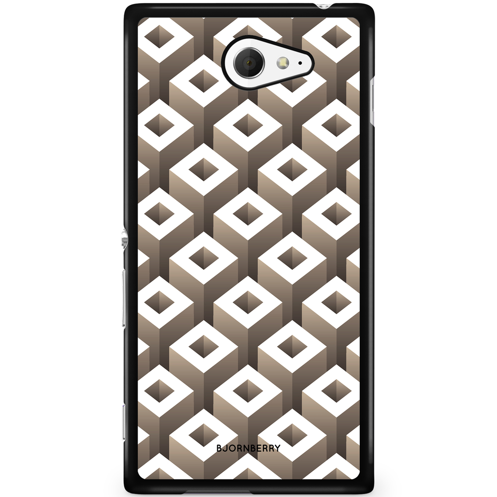Sony Xperia M2 Aqua Case - Geometric pattern