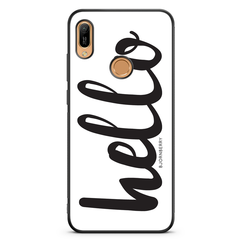 Huawei Y6 2019 Case - Hello Black