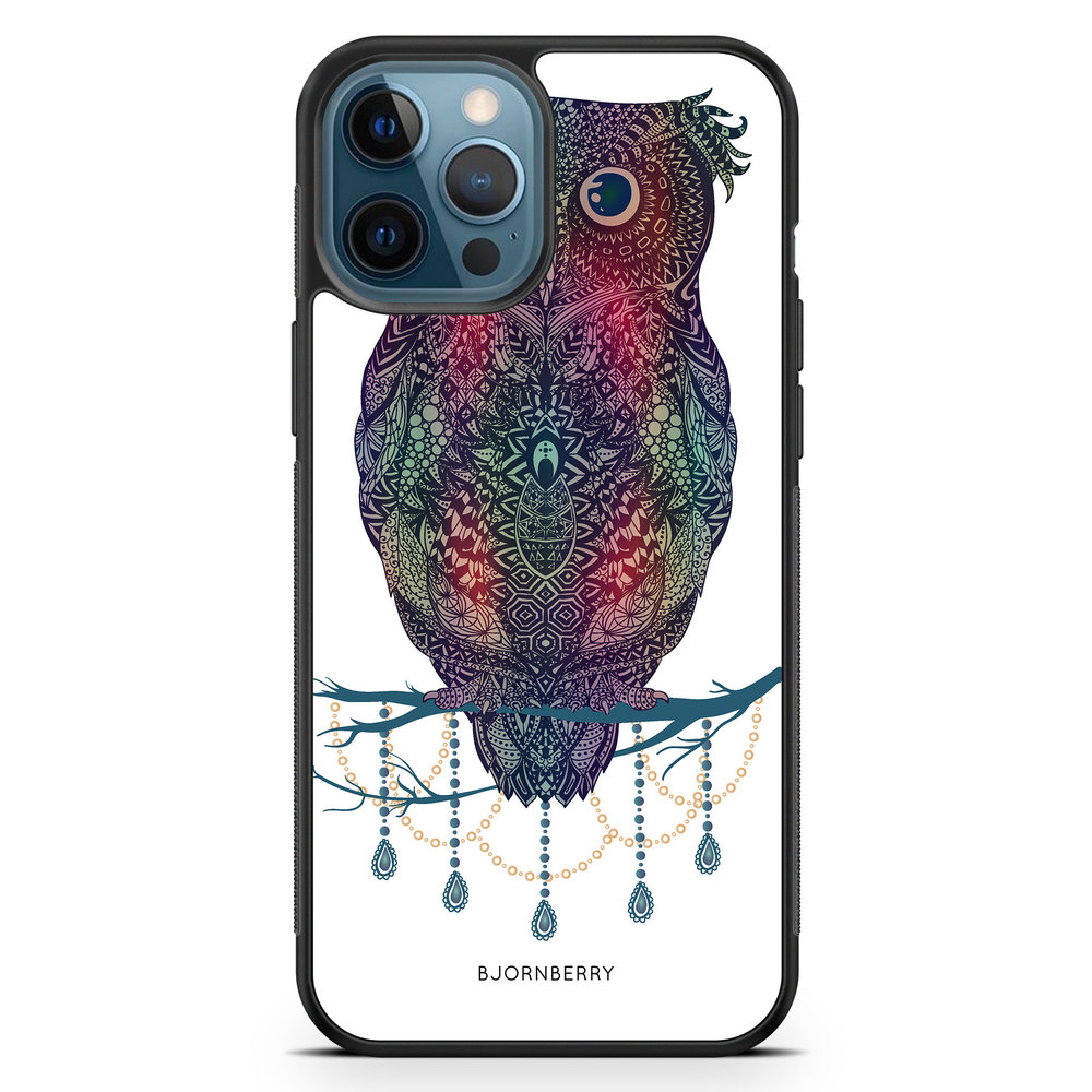 iPhone 12 Pro Case - Mandala Owl