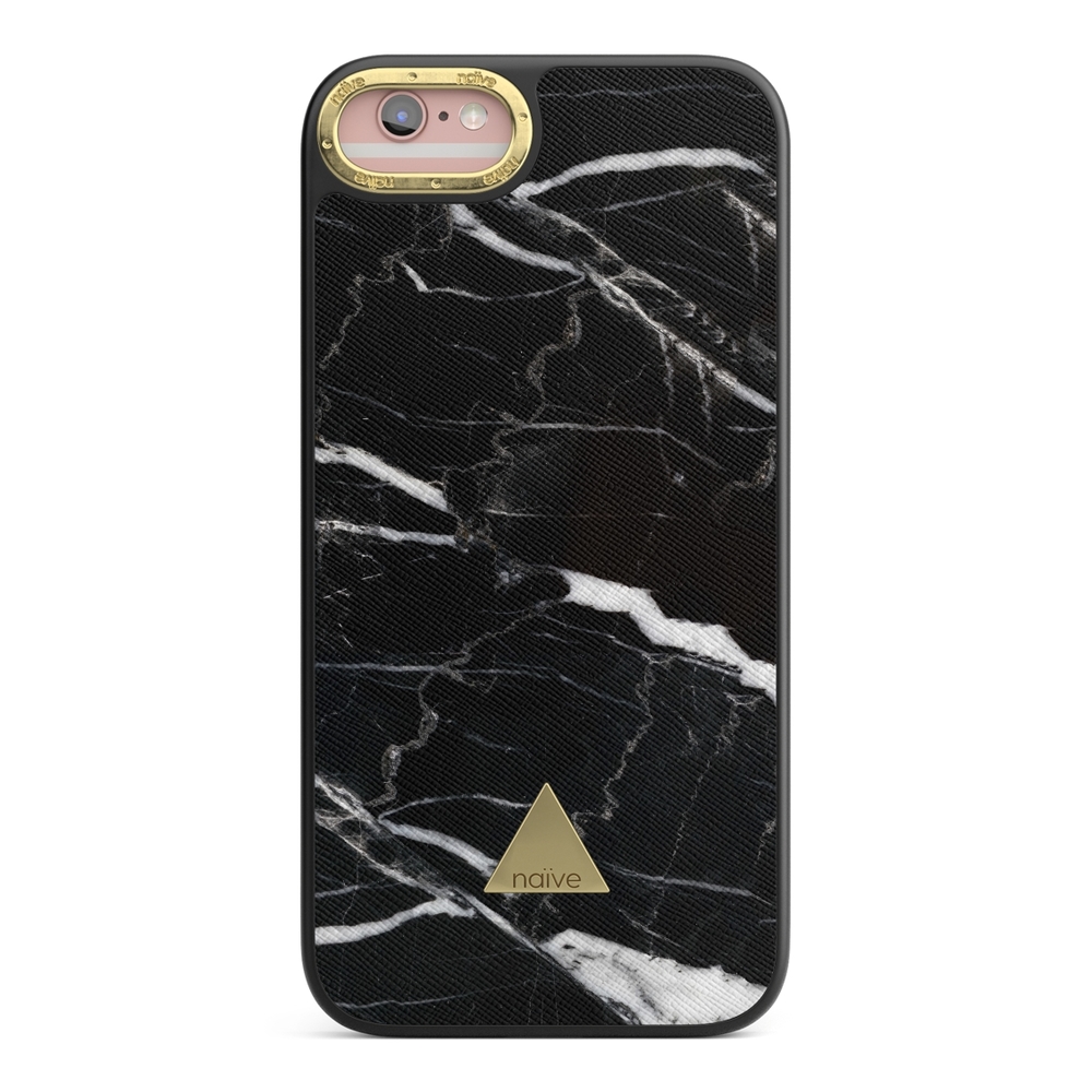 Naive iPhone 6/6s Case - Black Marble