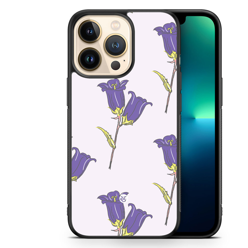 iPhone 13 Pro Case - Wild Purple Flowers