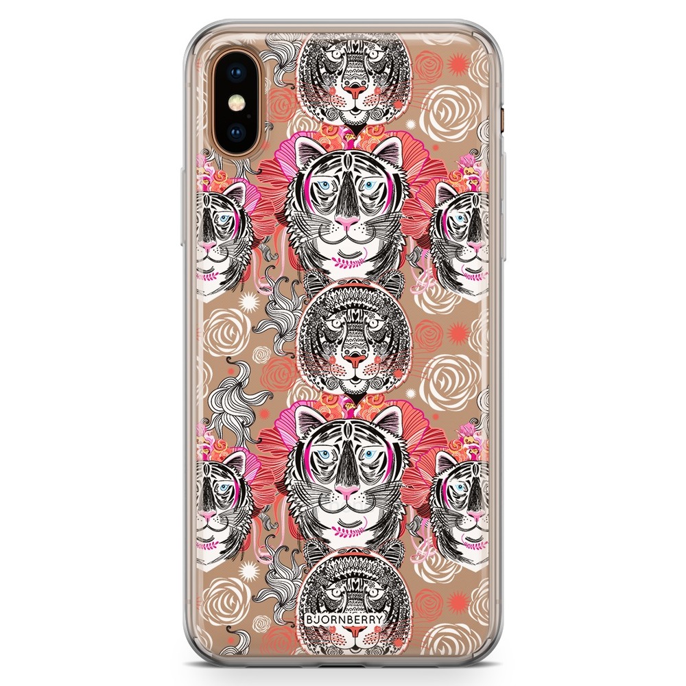 iPhone Xs Max Fashion Skal - Teknade Tigrar