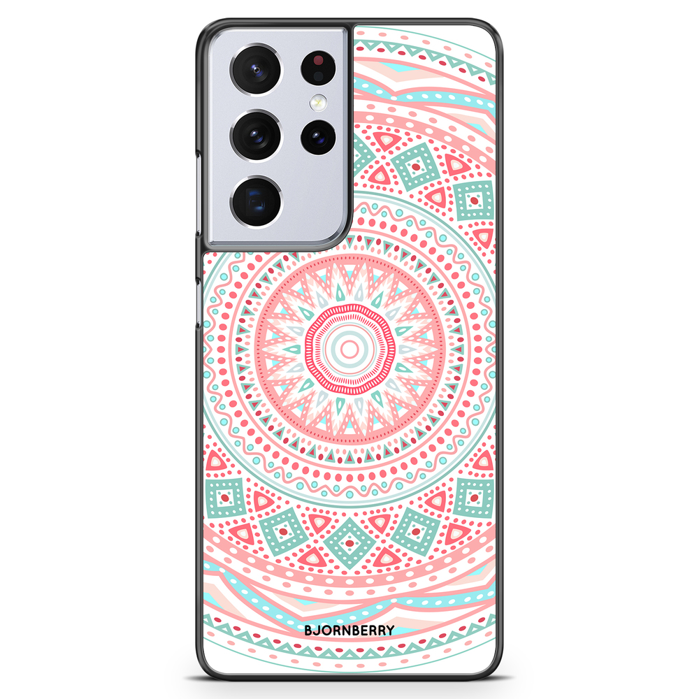 Samsung Galaxy S21 Ultra Case - Pastel Mandala