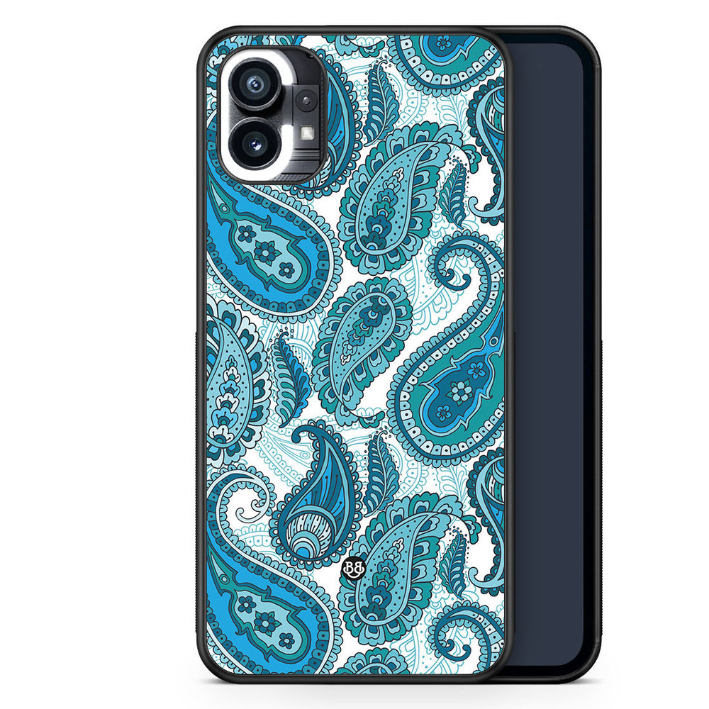 Nothing Phone (1) Case - Blue Paisley