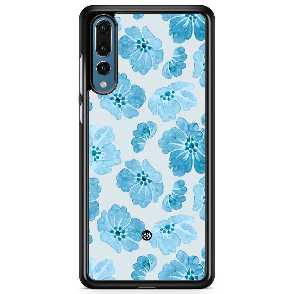Huawei P20 Pro Case - WILD BLOOM - Blue Petals
