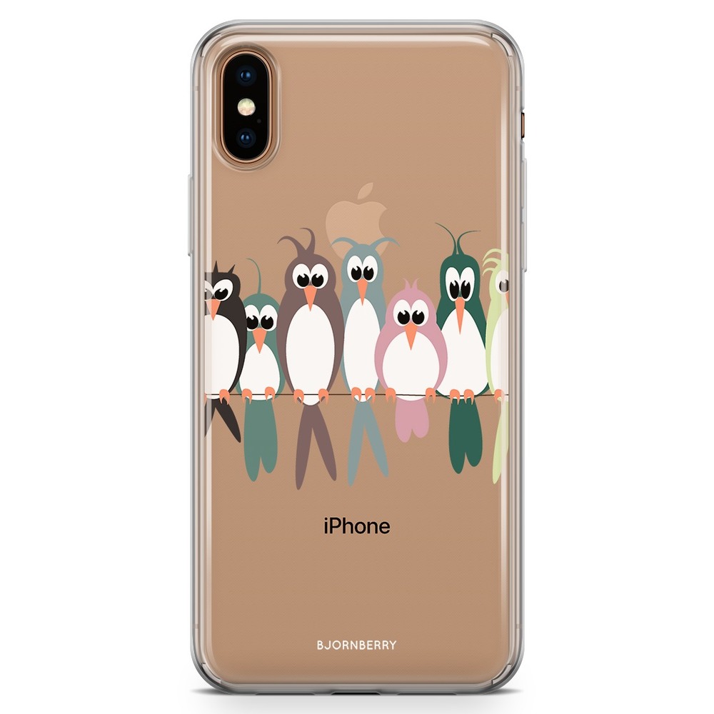 iPhone Xs Max Fashion Case - Birds on a string