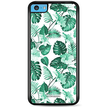 iPhone 5C Case - Turquoise Flowers