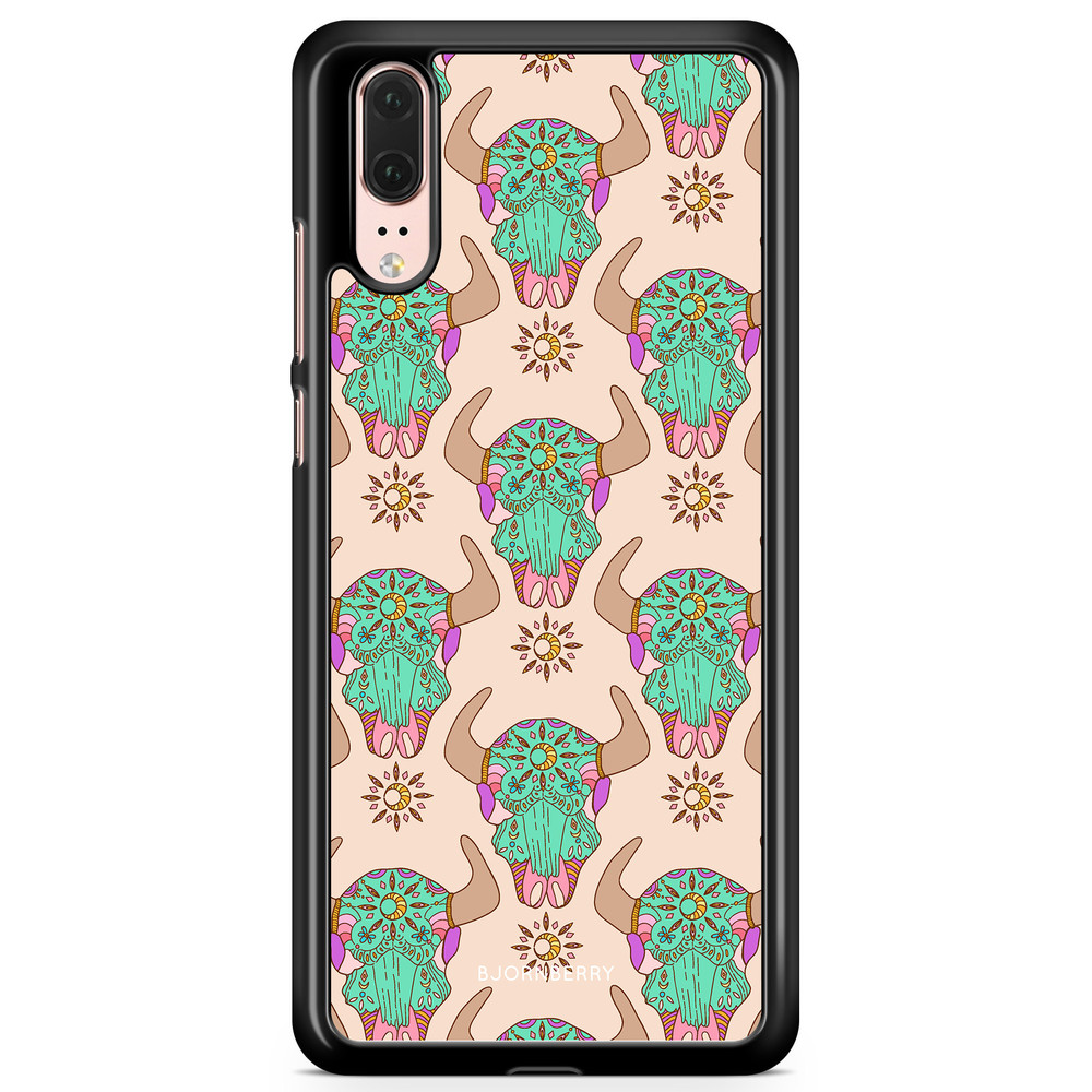 Huawei P20 Case - Beautiful Skulls